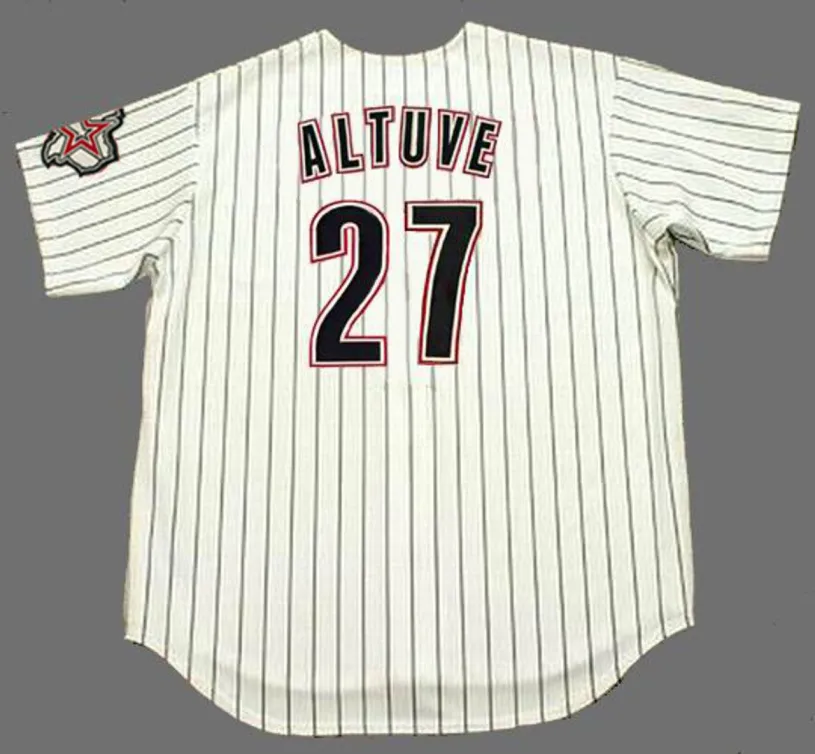 JOSE ALTUVE Houston Astros 2012 Home Majestic Baseball Throwback Jersey 