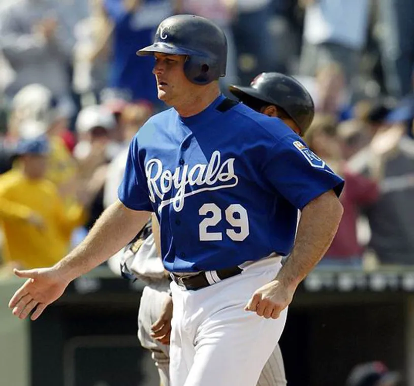 KANSAS CITY ROYALS 2002 Majestic Throwback Alternate Baseball Jersey 