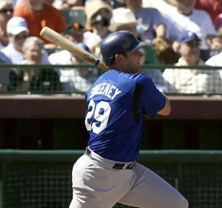 MIKE SWEENEY Kansas City Royals 2002 Alternate Majestic Throwback Baseball Jersey 