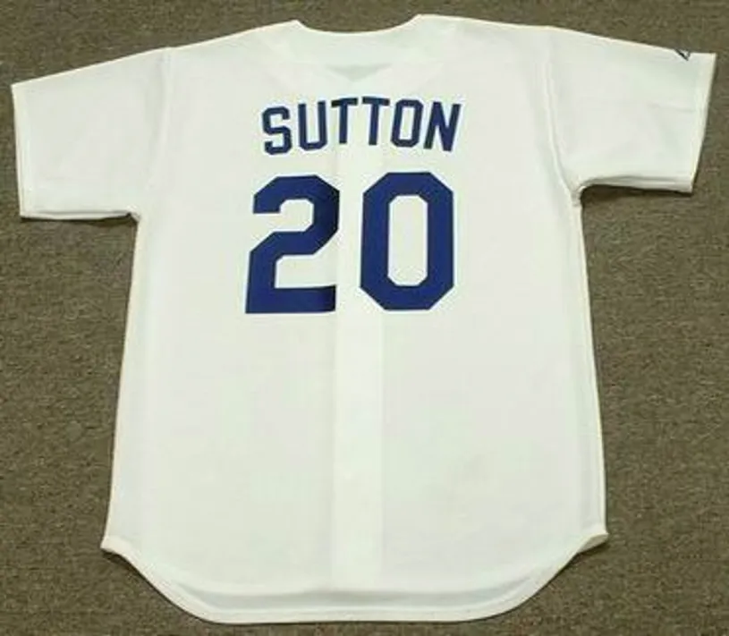 DON SUTTON Los Angeles Dodgers 1976 Majestic Cooperstown Throwback Baseball Jersey 