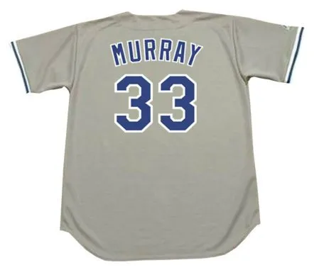 EDDIE MURRAY Los Angeles Dodgers 1990 Majestic Throwback Away Baseball Jersey 