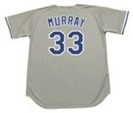 EDDIE MURRAY Los Angeles Dodgers 1990 Majestic Throwback Away Baseball Jersey 