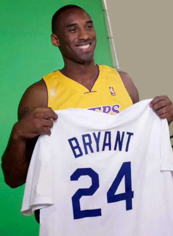 KOBE BRYANT Los Angeles Dodgers 1960’s Away Majestic Throwback Baseball Jersey 