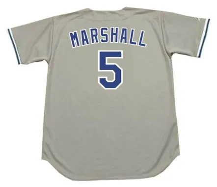 MIKE MARSHALL Los Angeles Dodgers 1988 Majestic Throwback Away Baseball  Jersey 