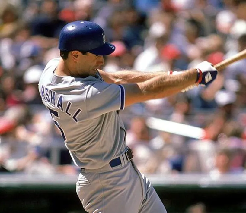 MIKE MARSHALL Los Angeles Dodgers 1988 Majestic Throwback Away Baseball  Jersey 