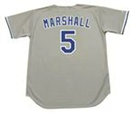 MIKE MARSHALL Los Angeles Dodgers 1988 Majestic Throwback Away Baseball  Jersey 