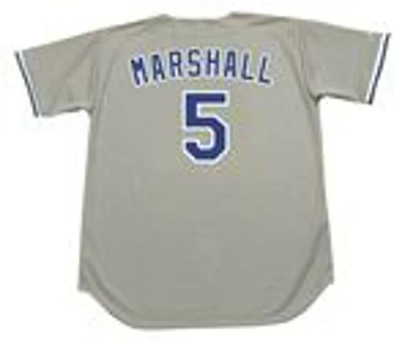 MIKE MARSHALL Los Angeles Dodgers 1988 Majestic Throwback Away Baseball  Jersey 