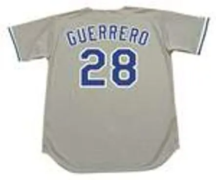 PEDRO GUERRERO Los Angeles Dodgers 1983 Away Majestic Throwback  Baseball Jersey 