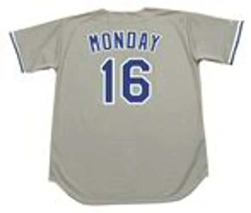 RICK MONDAY Los Angeles Dodgers 1981 Majestic Throwback Away Baseball Jersey 
