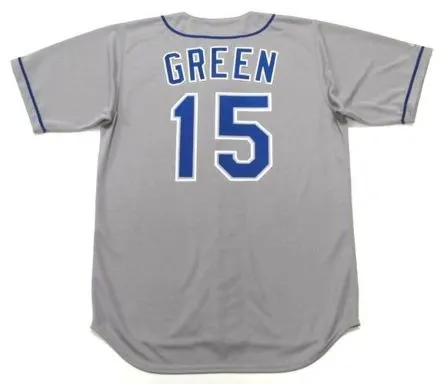 SHAWN GREEN Los Angeles Dodgers 2002 Away Majestic Baseball Throwback Jersey 
