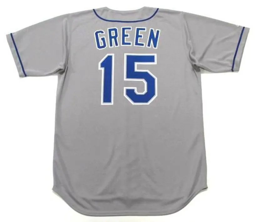 SHAWN GREEN Los Angeles Dodgers 2002 Away Majestic Baseball Throwback Jersey 