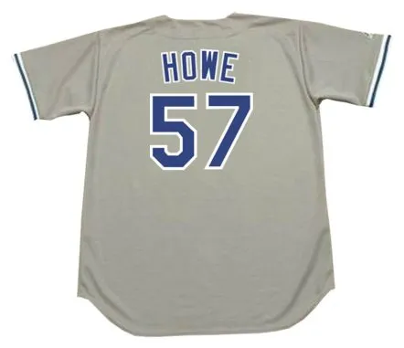 STEVE HOWE Los Angeles Dodgers 1981 Majestic Throwback Away Baseball Jersey 
