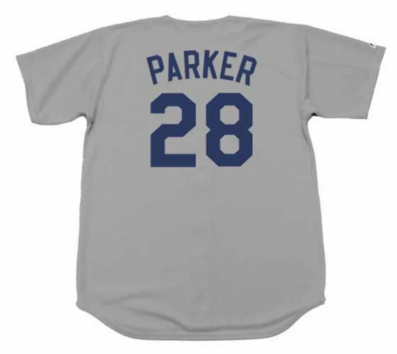 WES PARKER Los Angeles Dodgers 1972 Away Majestic Throwback Baseball Jersey 