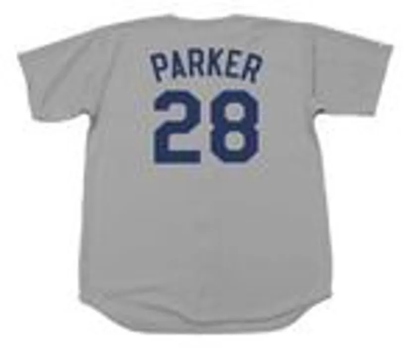 WES PARKER Los Angeles Dodgers 1972 Away Majestic Throwback Baseball Jersey 