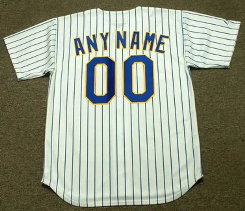 MILWAUKEE BREWERS 1990’s Majestic Cooperstown Jersey Customized “Any Name & Number(s)” 