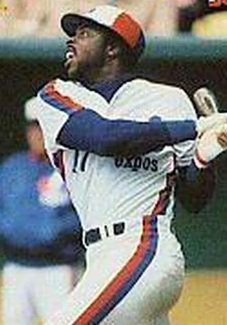 ELLIS VALENTINE Montreal Expos 1980 Majestic Cooperstown Throwback Home Baseball Jersey 