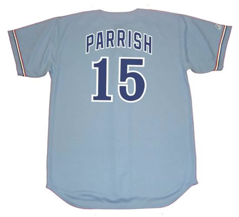 LARRY PARRISH Montreal Expos 1978 Majestic Cooperstown Away Baseball Jersey 