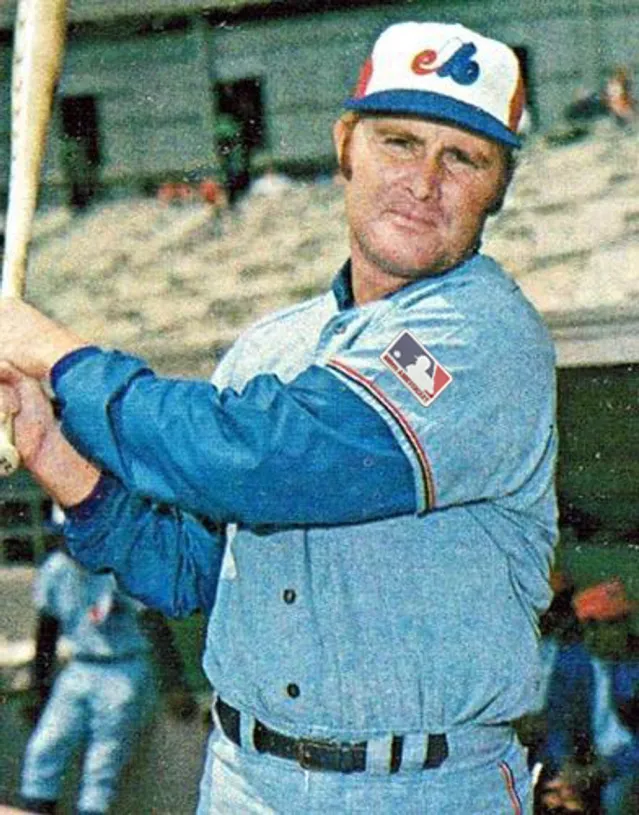 RON FAIRLY Montreal Expos 1969 Majestic Cooperstown Away Baseball Jersey 