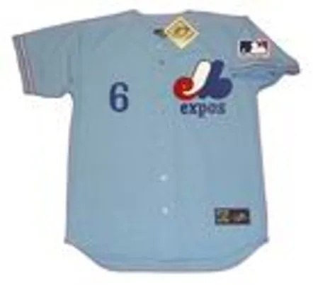 RON FAIRLY Montreal Expos 1969 Majestic Cooperstown Away Baseball Jersey 