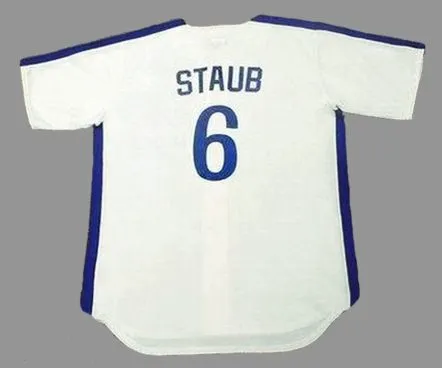 RUSTY STAUB Montreal Expos 1979 Majestic Cooperstown Throwback Home Baseball Jersey 