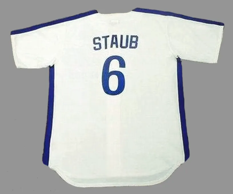 RUSTY STAUB Montreal Expos 1979 Majestic Cooperstown Throwback Home Baseball Jersey 