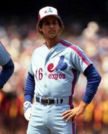 TERRY FRANCONA Montreal Expos 1983 Majestic Cooperstown Away Baseball Jersey 