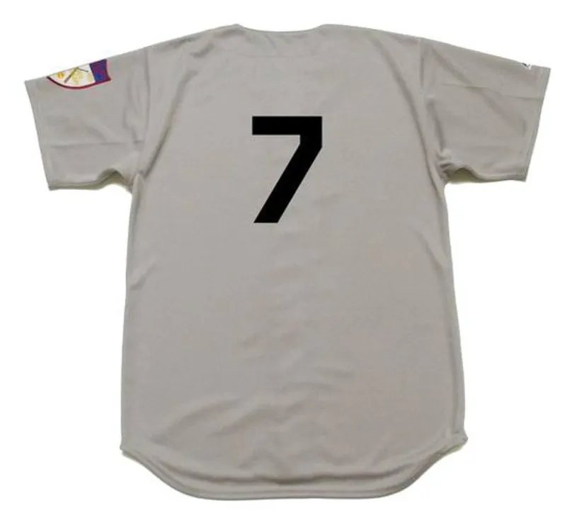 MICKEY MANTLE New York Yankees 1951 Majestic Throwback Away Jersey 