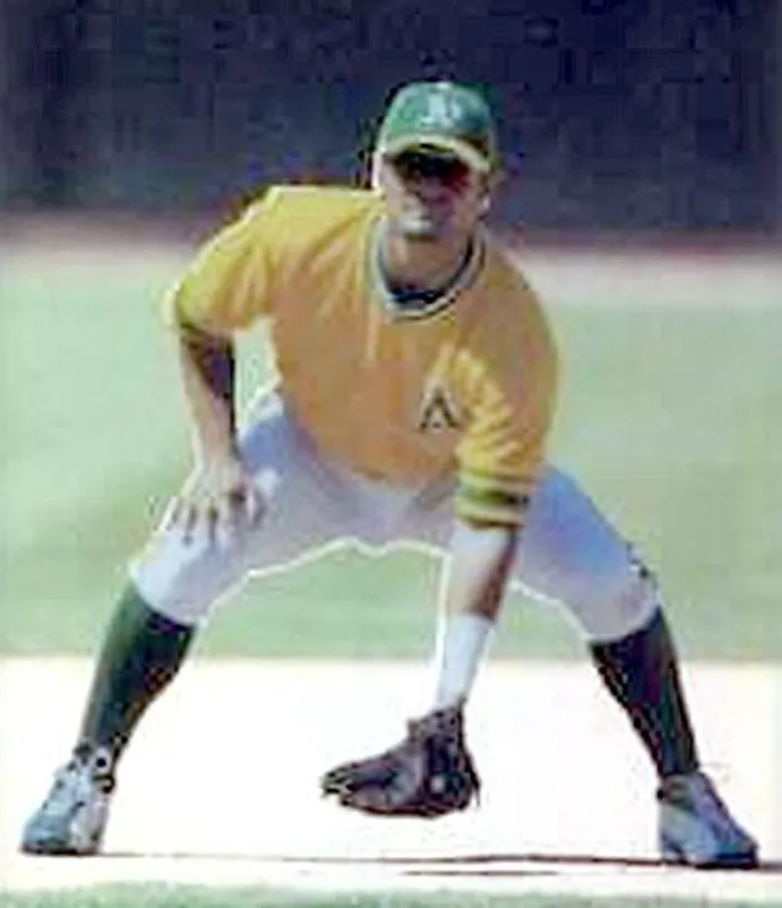 ERIC CHAVEZ Oakland Athletics 1973 Majestic Throwback Baseball Jersey 