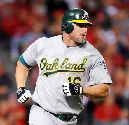 JASON GIAMBI Oakland Athletics 2002 Away Majestic Throwback Baseball Jersey 