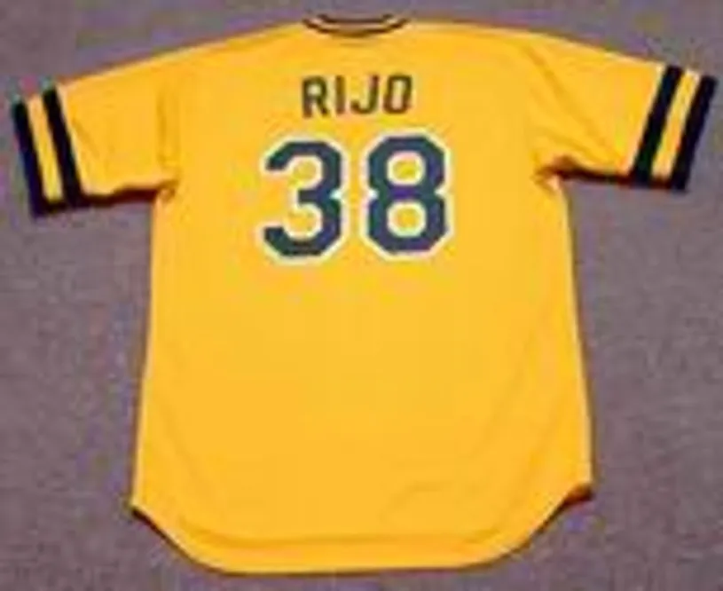 JOSE RIJO Oakland Athletics 1986 Majestic Cooperstown Throwback Baseball Jersey 