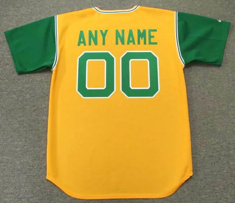 OAKLAND ATHLETICS 1969 Majestic Throwback Jersey Customized “Any Name & Number(s)” 