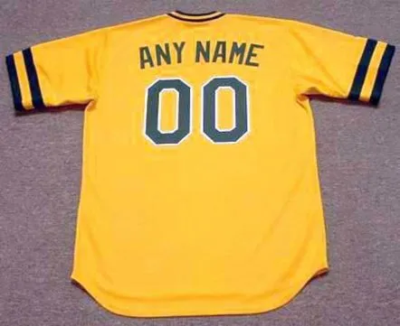 OAKLAND ATHLETICS 1980’s Majestic Cooperstown Throwback Jersey Customized “Any Name & Number(s)” 