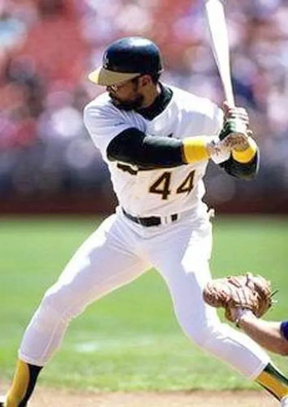 REGGIE JACKSON Oakland Athletics 1987 Home Majestic Baseball Throwback Jersey 