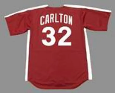 STEVE CARLTON Philadelphia Phillies 1979 Majestic Cooperstown Throwback Jersey 
