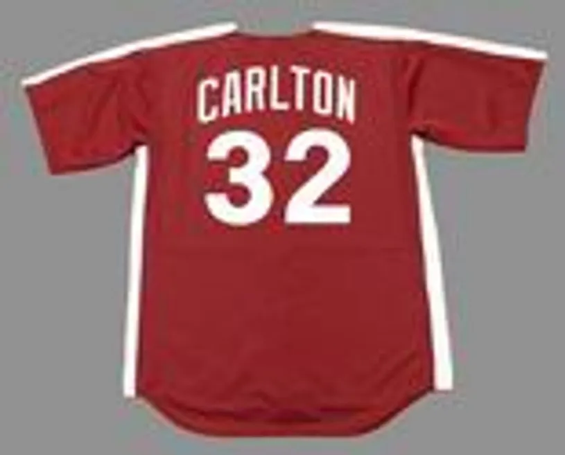 STEVE CARLTON Philadelphia Phillies 1979 Majestic Cooperstown Throwback Jersey 