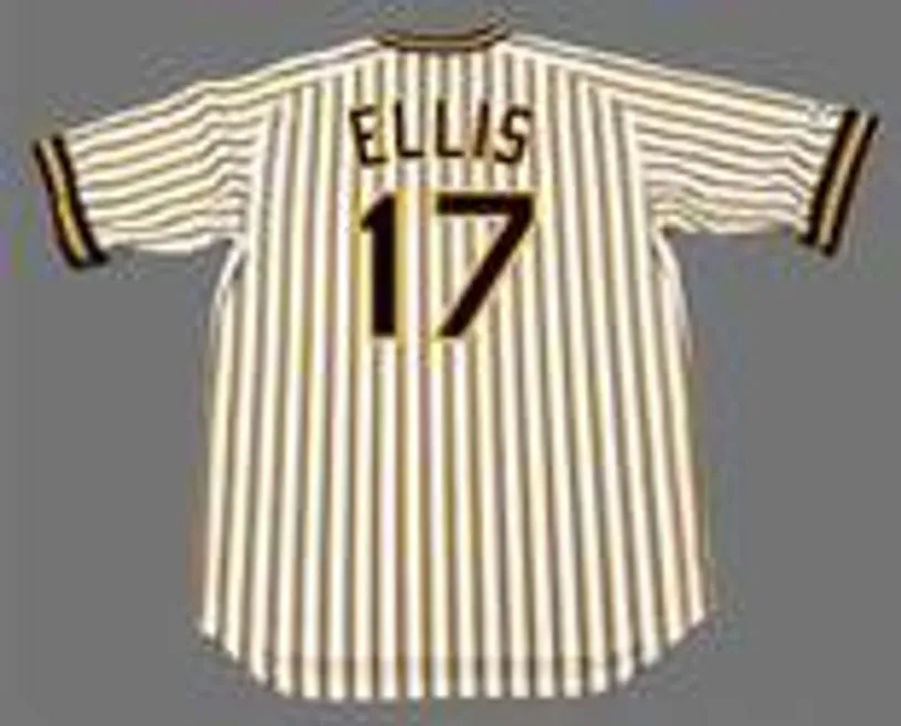 DOCK ELLIS Pittsburgh Pirates 1979 Majestic Cooperstown Home Baseball Jersey 