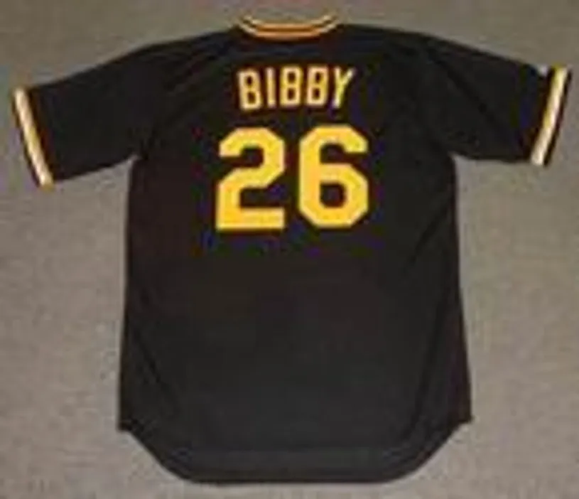 JIM BIBBY Pittsburgh Pirates 1980 Majestic Cooperstown Throwback Baseball Jersey 