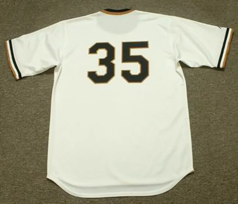 MANNY SANGUILLEN Pittsburgh Pirates 1971 Majestic Cooperstown Throwback Home Baseball Jersey 