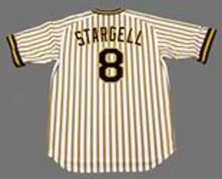 WILLIE STARGELL Pittsburgh Pirates 1978 Majestic Cooperstown Home Baseball Jersey 