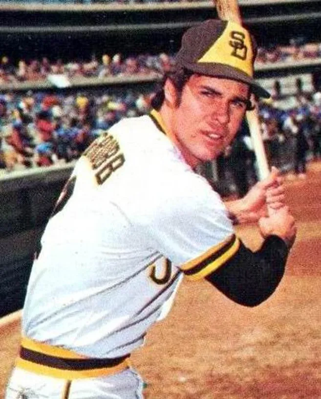 JOHNNY GRUBB San Diego Padres 1974 Majestic Cooperstown Home Baseball Jersey 