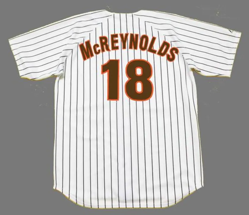 KEVIN McREYNOLDS San Diego Padres 1986 Majestic Cooperstown Home Jersey 
