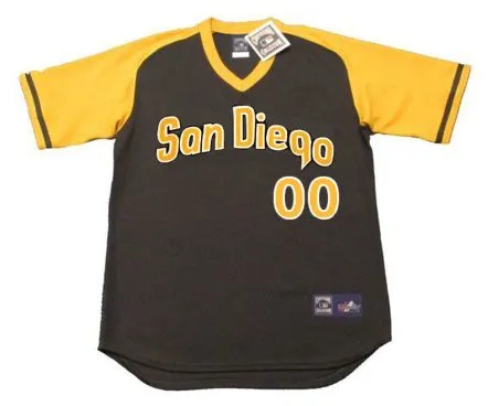 SAN DIEGO PADRES 1979 Away Majestic Throwback Jersey Customized “Any Name & Number(s)” 