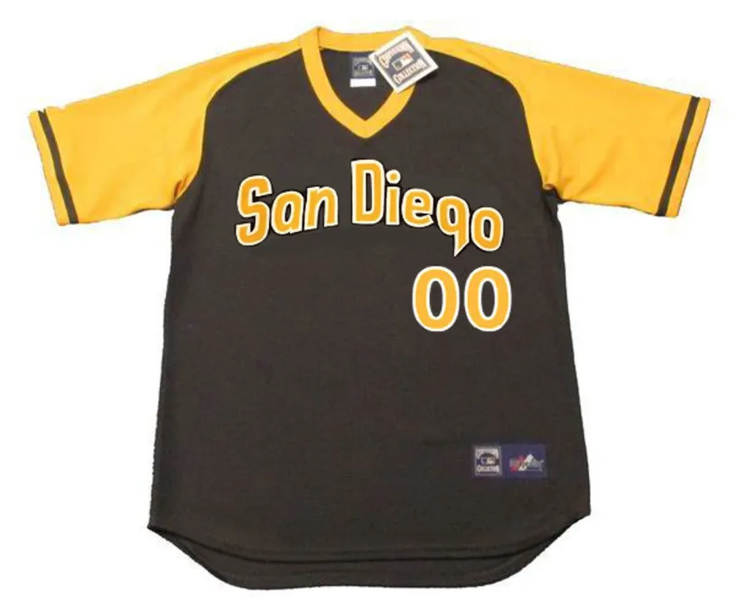 SAN DIEGO PADRES 1979 Away Majestic Throwback Jersey Customized “Any Name & Number(s)” 