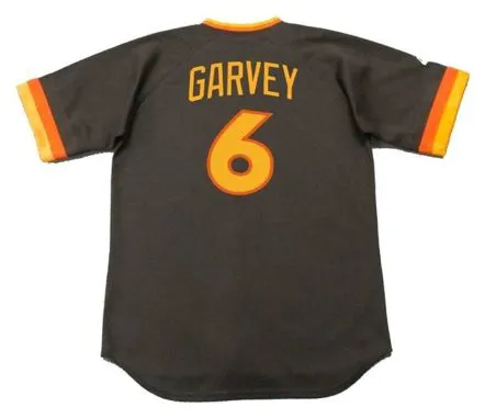 STEVE GARVEY San Diego Padres 1984 Majestic Cooperstown Away Baseball Jersey 