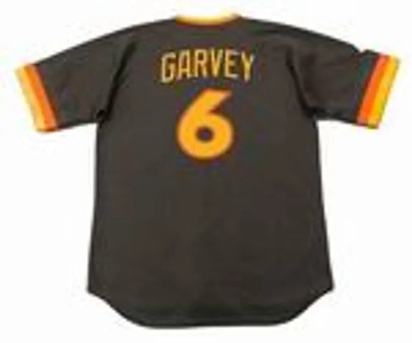 STEVE GARVEY San Diego Padres 1984 Majestic Cooperstown Away Baseball Jersey 