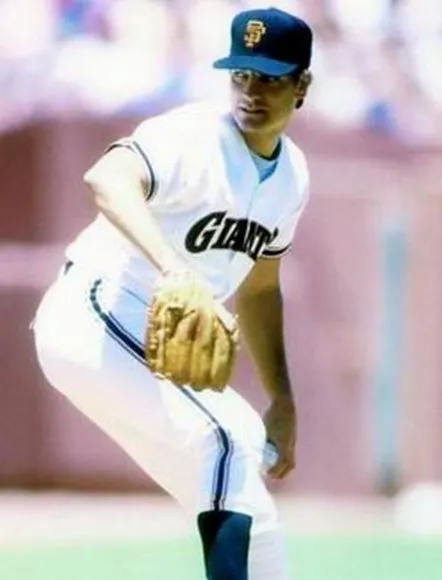 DAVE DRAVECKY San Francisco Giants 1987 Majestic Cooperstown Away Baseball Jersey 