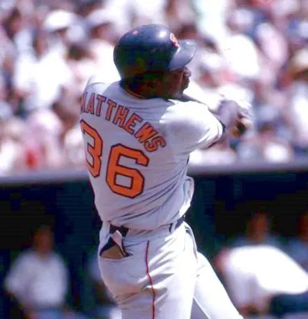 GARY MATTHEWS San Francisco Giants 1973 Majestic Cooperstown Home Baseball Jersey 