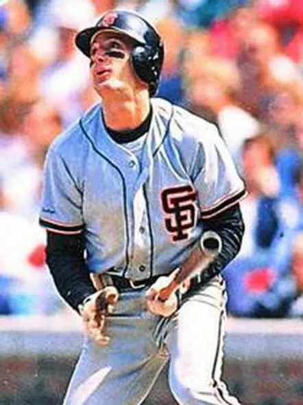 ROBBY THOMPSON San Francisco Giants 1989 Majestic Cooperstown Away Jersey 