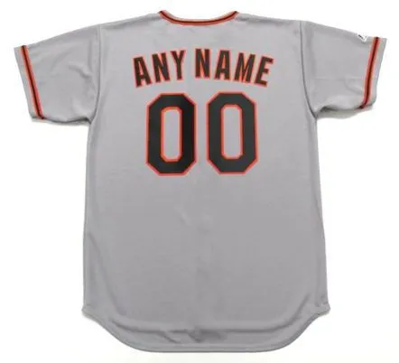 SAN FRANCISCO GIANTS 1960’s Majestic Throwback Away Jersey Customized “Any Name & Number(s)” 
