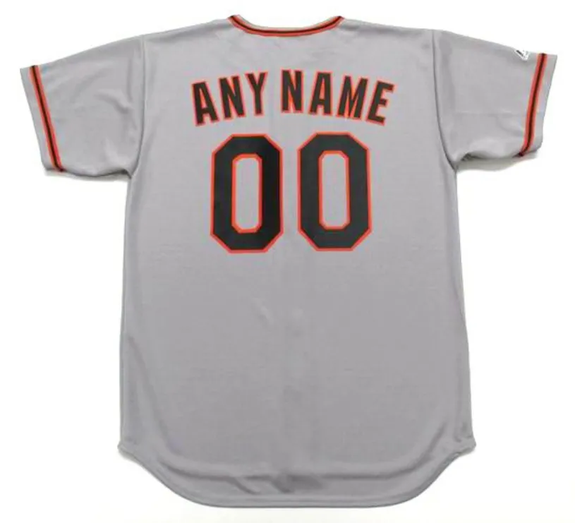 SAN FRANCISCO GIANTS 1960’s Majestic Throwback Away Jersey Customized “Any Name & Number(s)” 